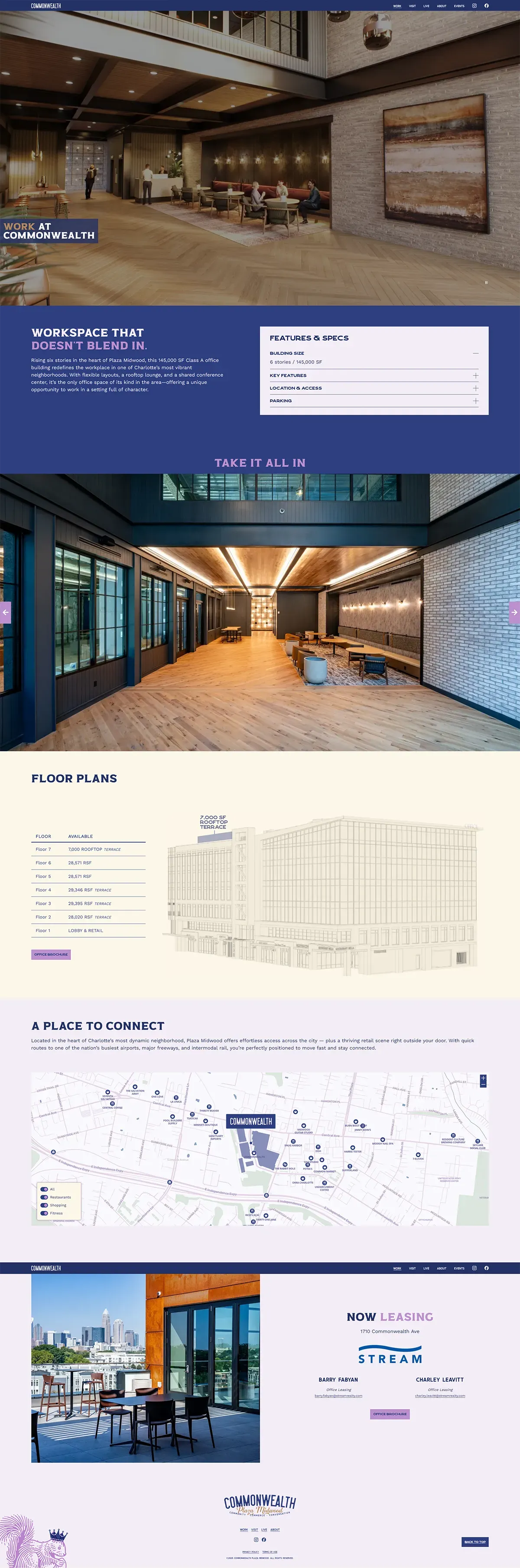 Commonwealth website — Work