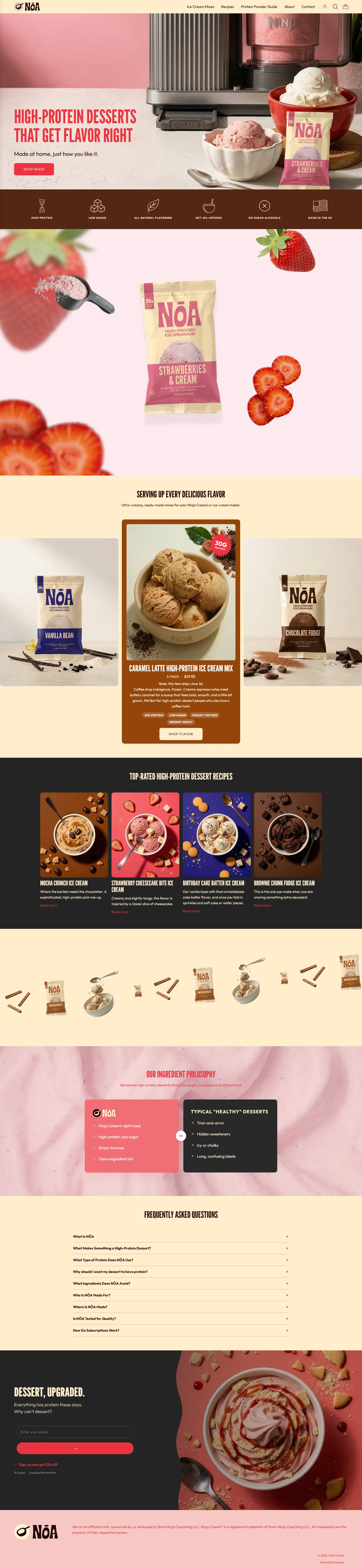 NŌA website — Home